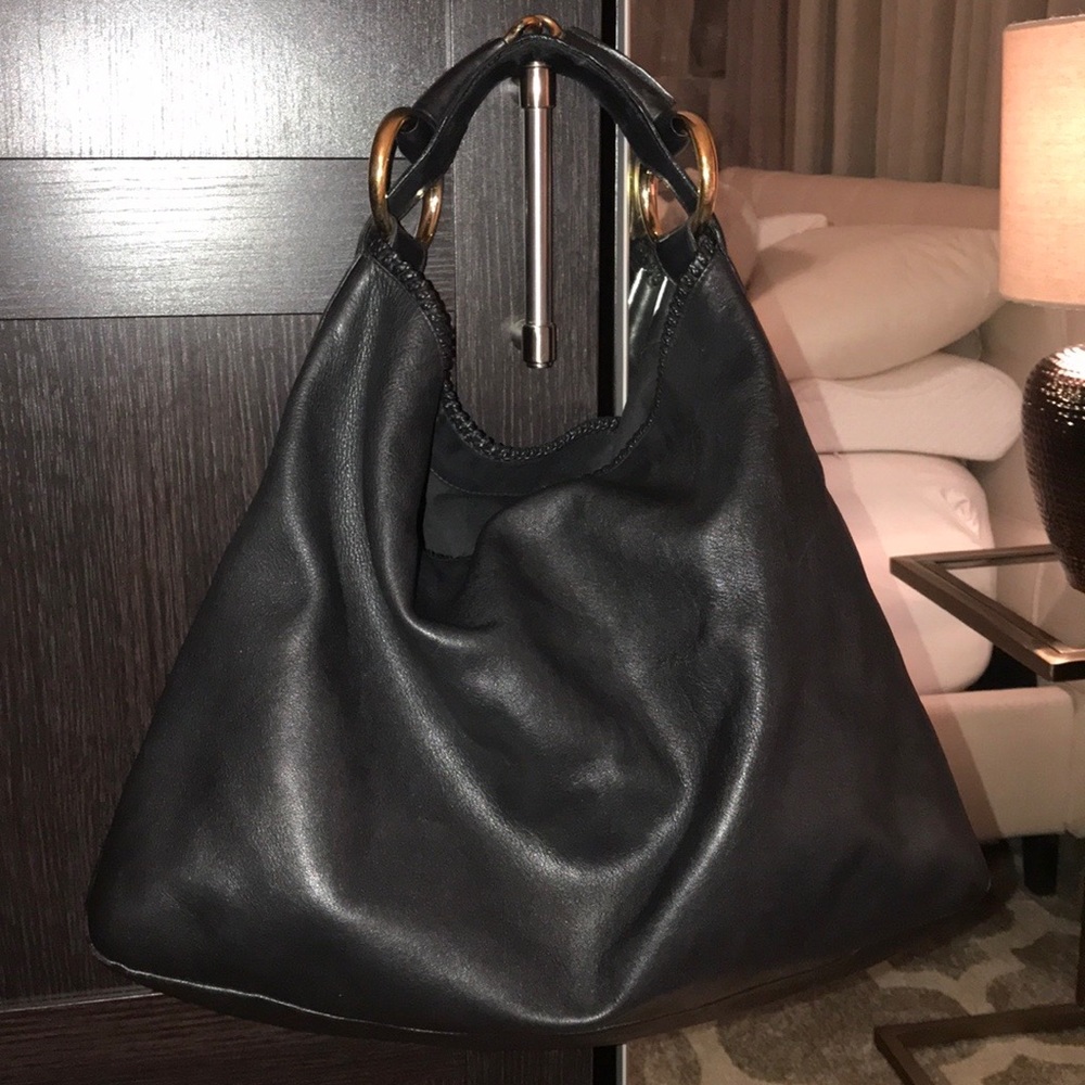 Large Gucci Horsebit Hobo Bag